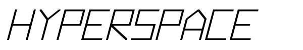 Hyperspace font preview